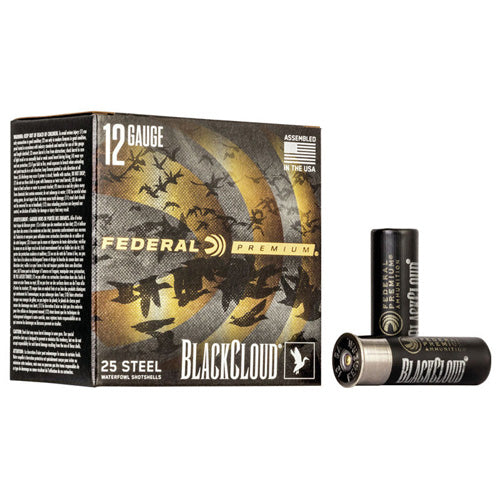 Federal 12 Gauge Premium Black Cloud FS #2 1-1/4 oz 3 in 25/Box