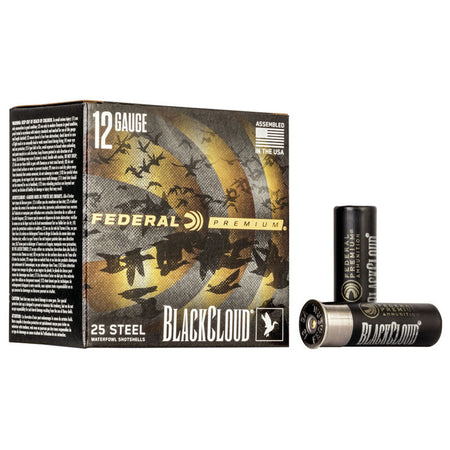 Federal 12 Gauge Premium Black Cloud FS BB 1-1/4 oz 3 in 25/Box