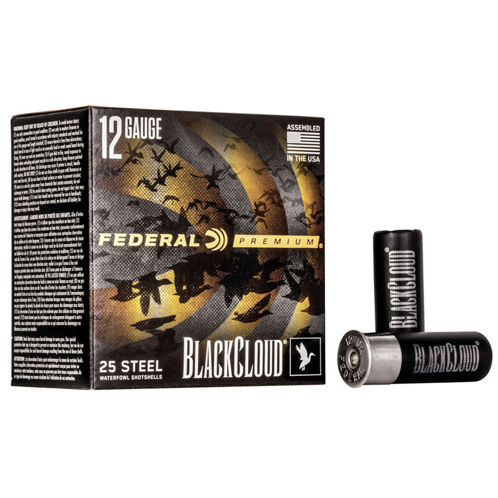 Federal 12 Gauge Premium Black Cloud FS #3 1-1/8 oz 2.75 in 25/Box
