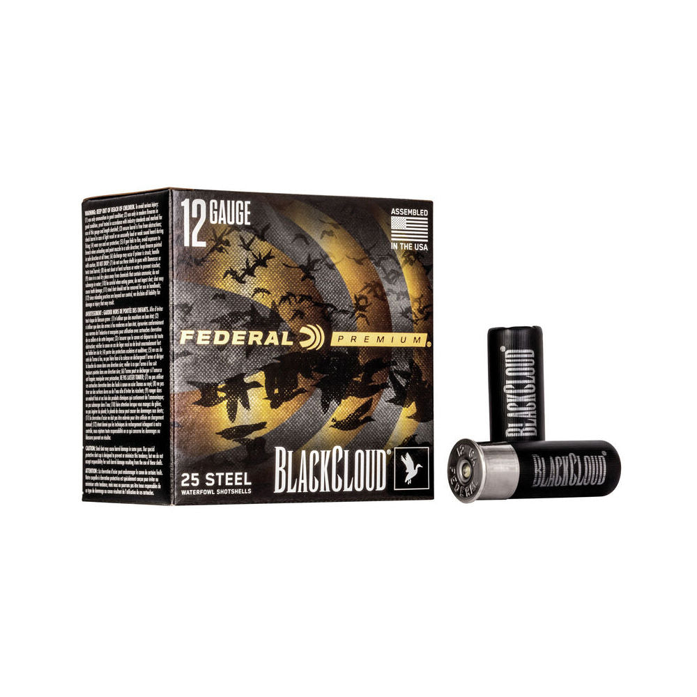 Federal 12 Gauge Premium Black Cloud FS #4 1-1/8 oz 2.75 in 25/Box