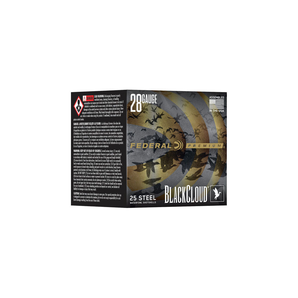 Federal 28 Gauge Premium Black Cloud FS #4 3/4 oz 3 in 25/Box