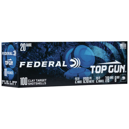 Federal 20 Gauge Top Gun #8 7/8 oz 2.75 in 100/Box
