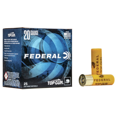 Federal 20 Gauge Top Gun #8 7/8 oz 2.75 in 25/Box [Item 5632]