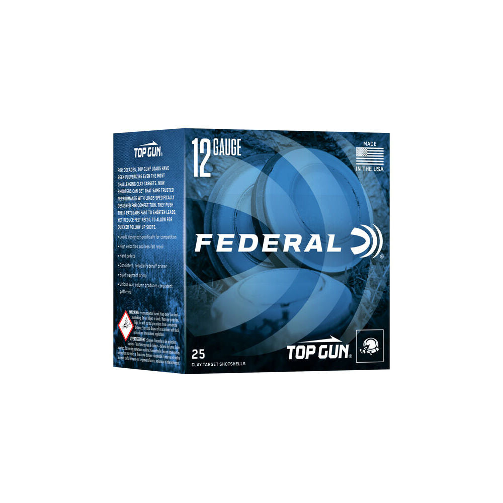 Federal 12 Gauge Top Gun Sporting #7.5 1 oz 2.75 in 25/Box [Item 5236]