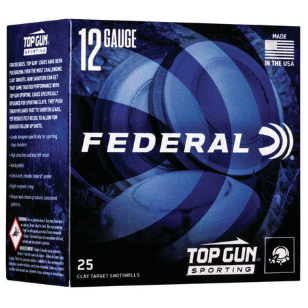 Federal 12 Gauge Top Gun Sporting #7.5 1 oz 2.75 in 25/Box [Item 6473]