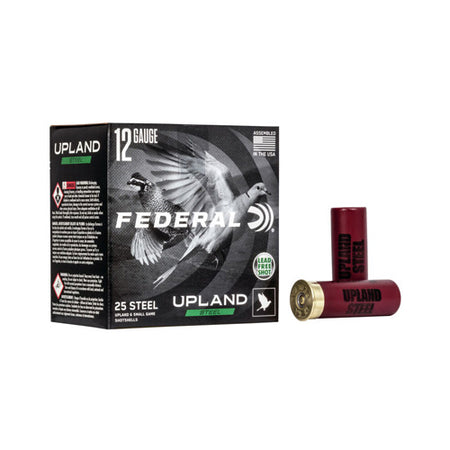 Federal 12 Gauge Field & Range Steel Upland Steel California Certified Nonlead AmmunitionField & Range #6 1-1/8 oz 2.75 in 25/Box