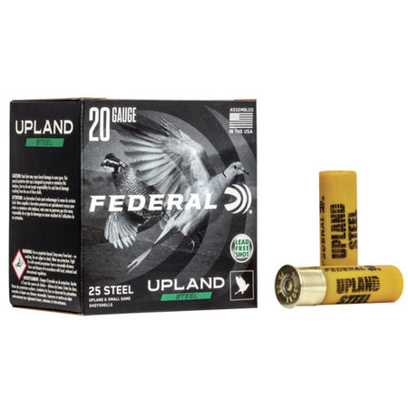 Federal 20 Gauge Upland Steel California Certified Nonlead AmmunitionField & Range #7.5 7/8 oz 2.75 in 25/Box