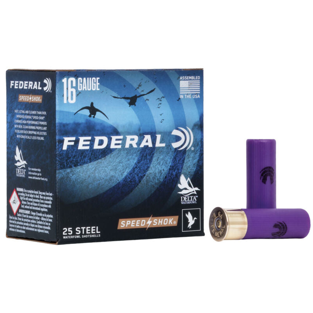 Federal 16 Gauge Speed-Shok #2 15/16 oz 2.75 in 25/Box