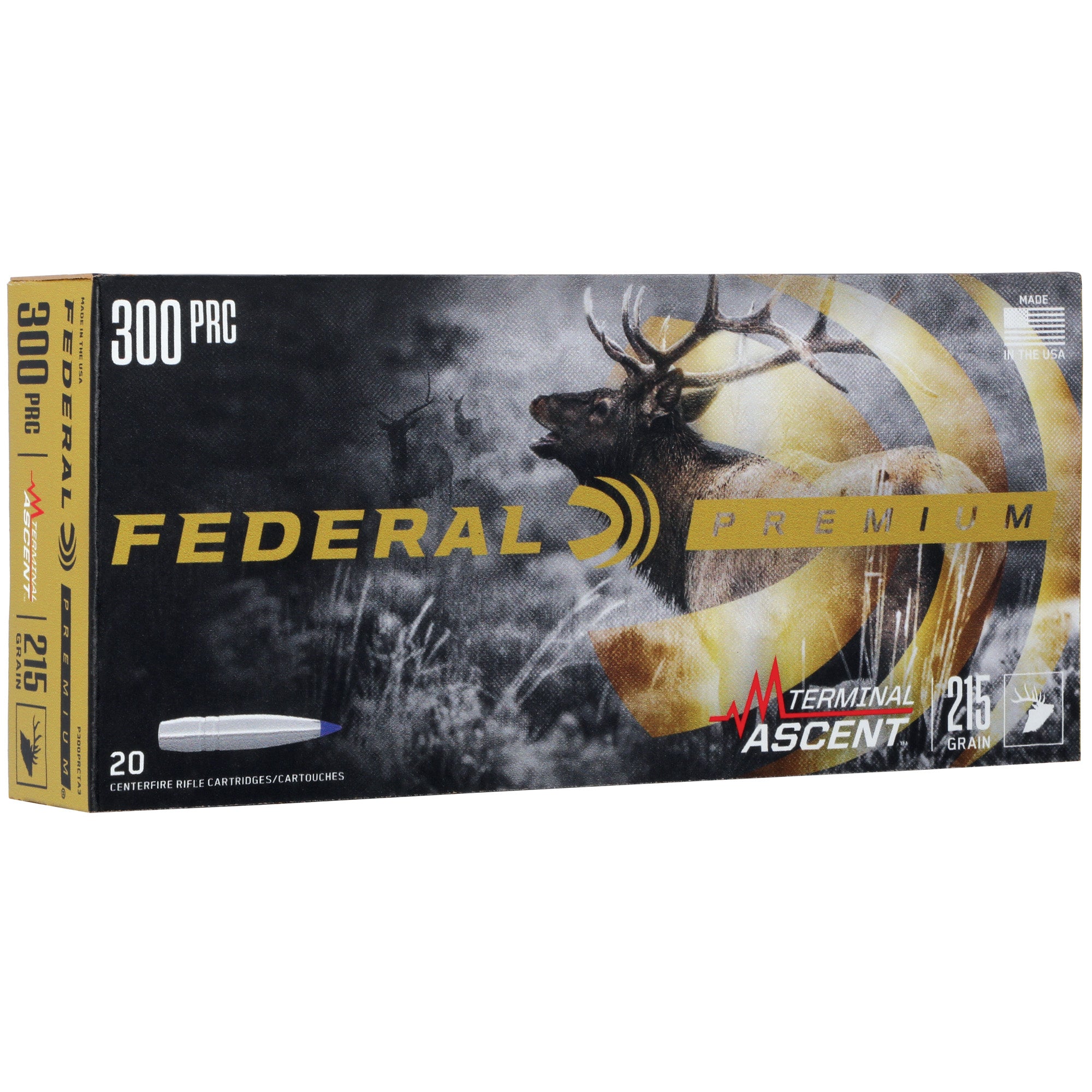 Federal .300 PRC Premium Terminal Ascent 210 Grain 20/Box