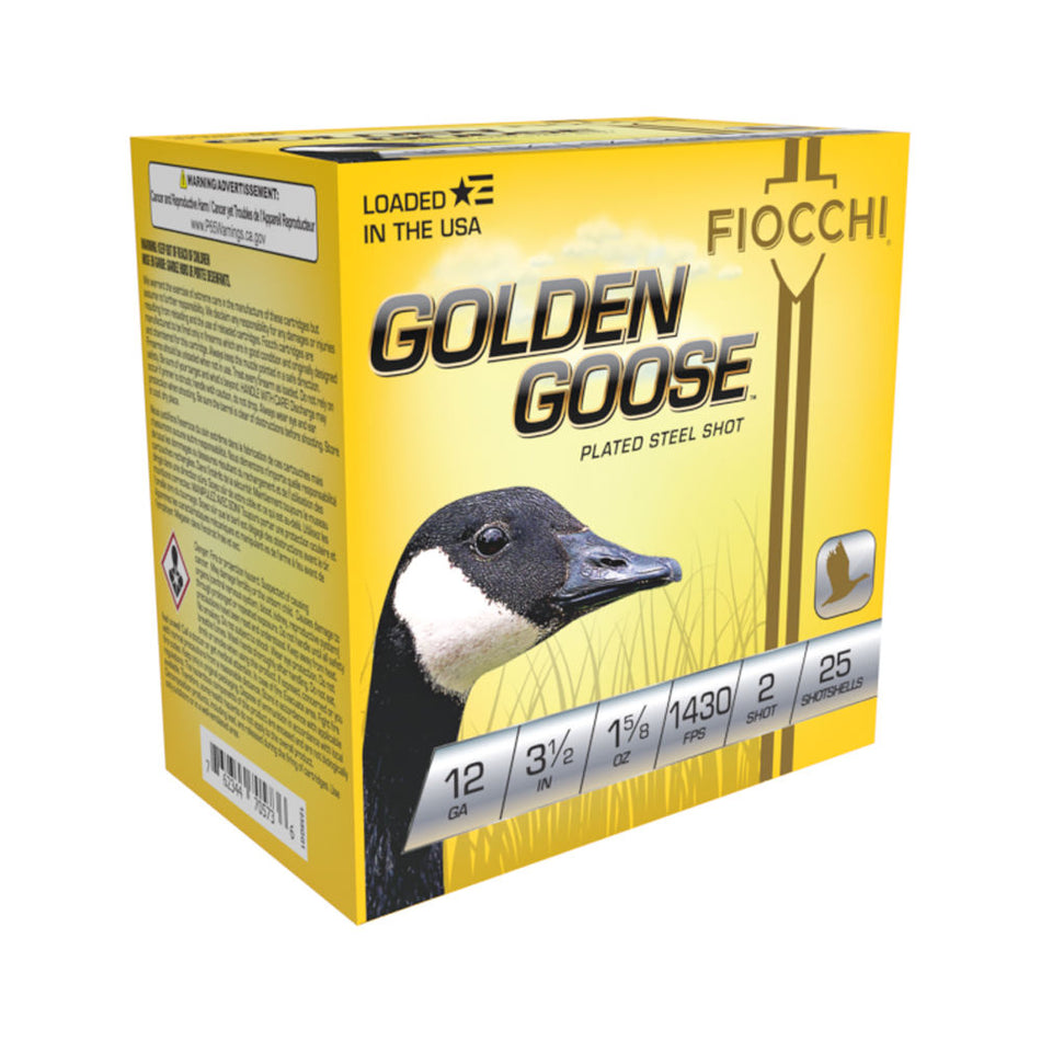 Fiocchi 12 Gauge Golden Goose #2 1-5/8 oz 3.5 in 25/Box