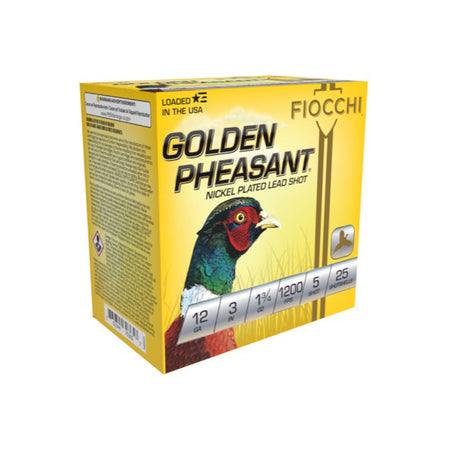 Fiocchi 12 Gauge Golden Pheasant Extrema #5 1-3/4 oz 3 in 25/Box