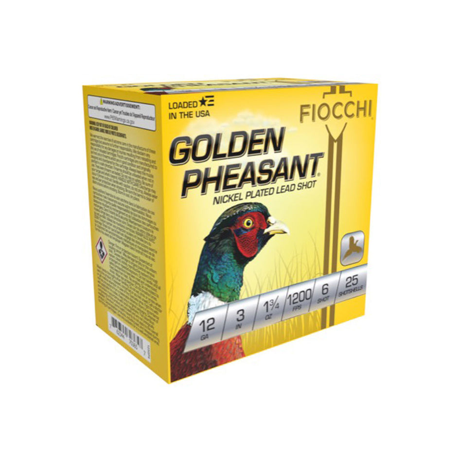 Fiocchi 12 Gauge Golden Pheasant Extrema #6 1-3/4 oz 3 in 25/Box