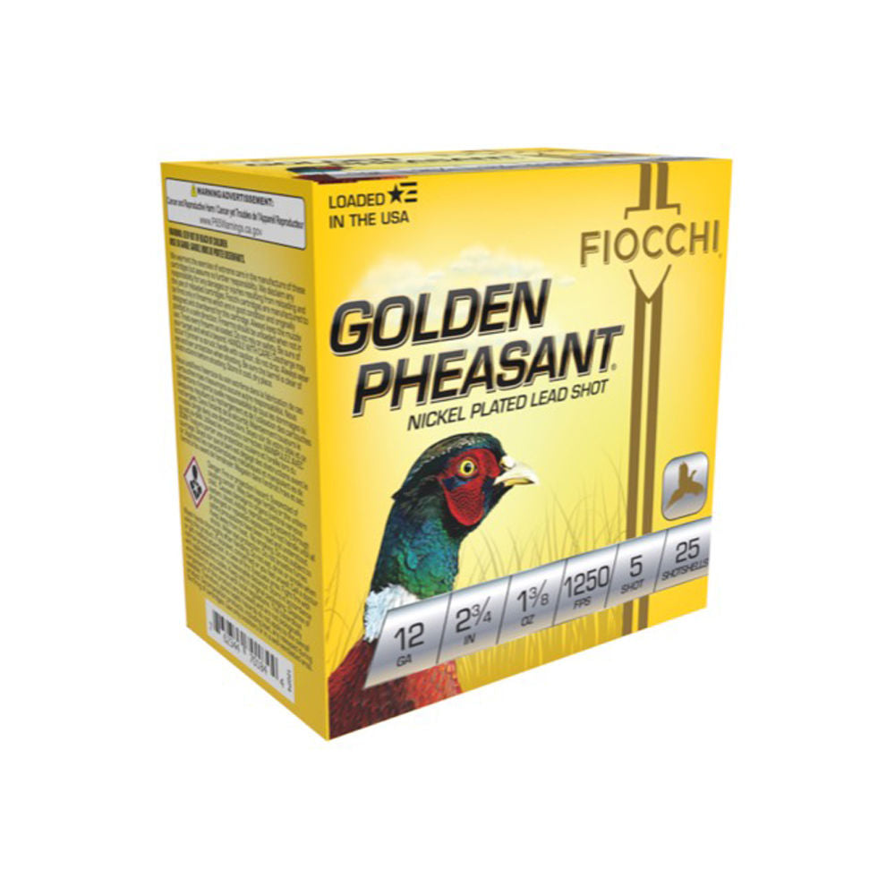 Fiocchi 12 Gauge Golden Pheasant Extrema #5 1-3/8 oz 2.75 in 25/Box