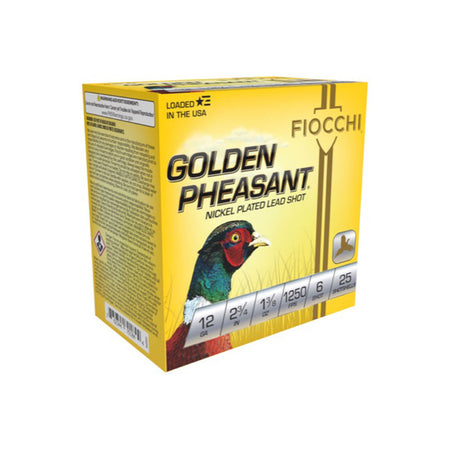 Fiocchi 12 Gauge Golden Pheasant Extrema #6 1-3/8 oz 2.75 in 25/Box