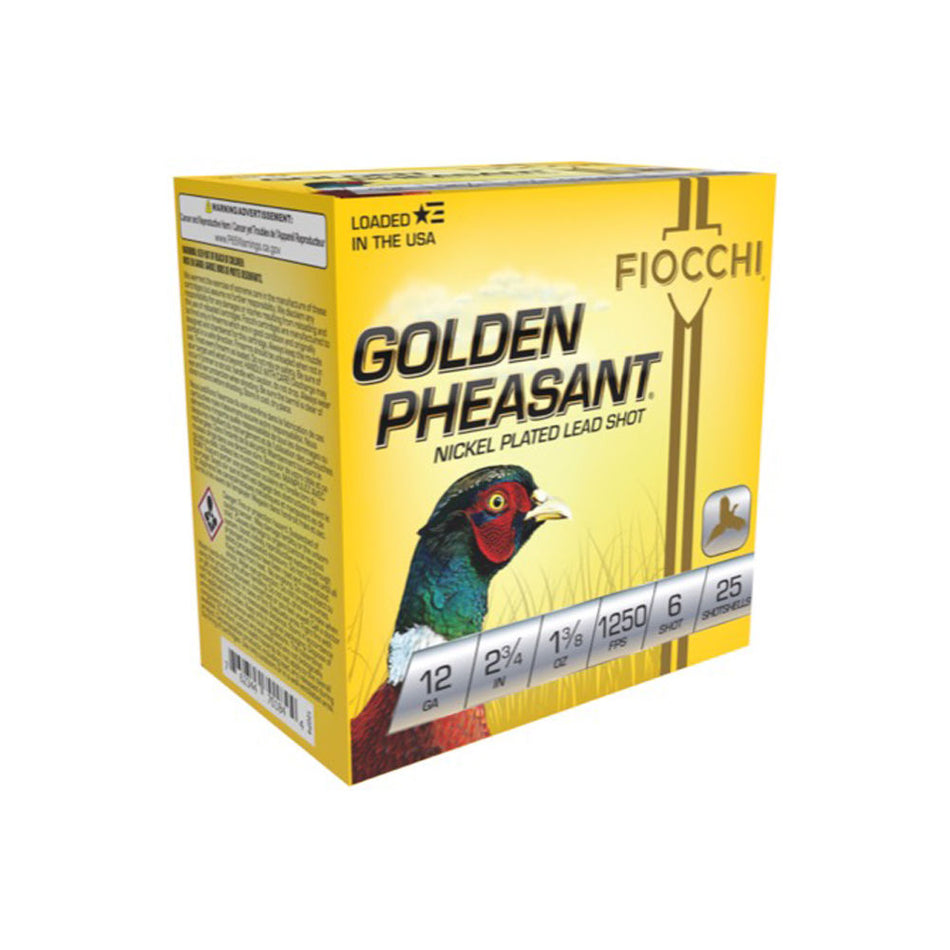 Fiocchi 12 Gauge Golden Pheasant Extrema #6 1-3/8 oz 2.75 in 25/Box