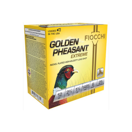 Fiocchi 12 Gauge Golden Pheasant Extrema Extreme High Velocity #6 1-3/8 oz 2.75 in 25/Box