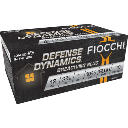 Fiocchi 12 Gauge Defense Dynamics Breaching Slug Slug 1 oz 2.75 in 10/Box