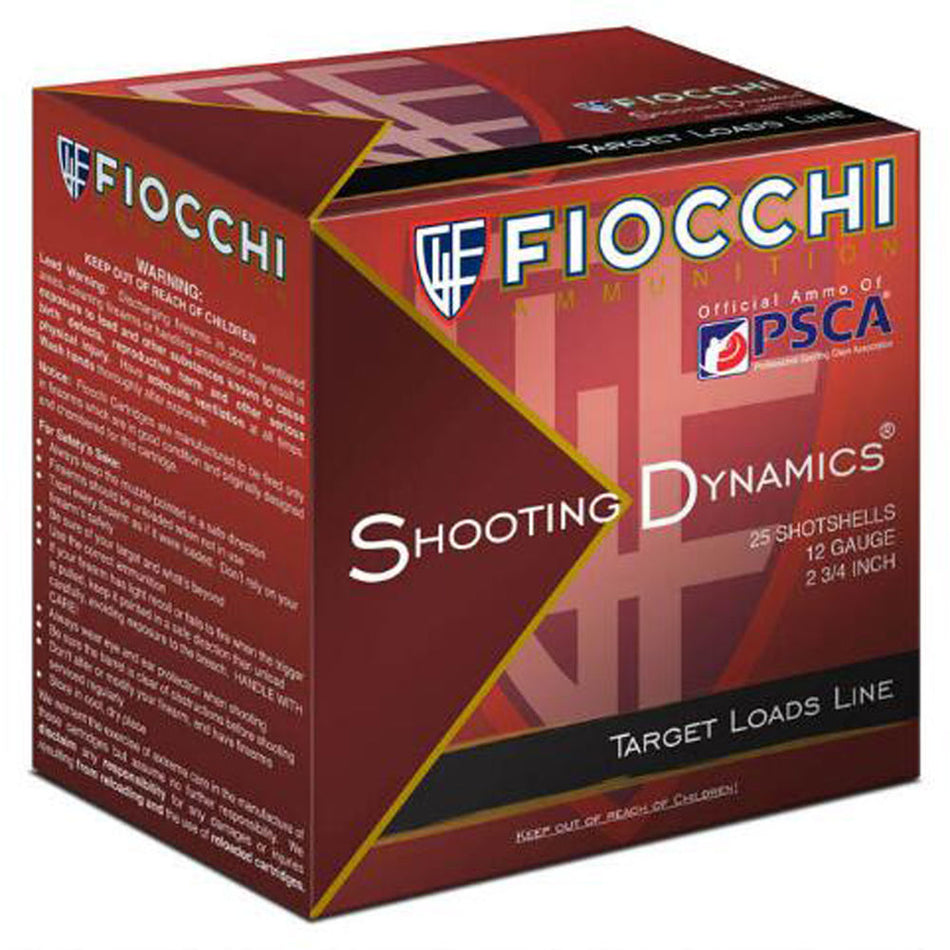 Fiocchi 12 Gauge Shooting Dynamics #7.5 1-1/8 oz 2.75 in 25/Box [Item 7158]