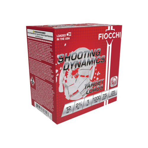 Fiocchi 12 Gauge Shooting Dynamics #7.5 1 oz 2.75 in 25/Box [Item 4393]