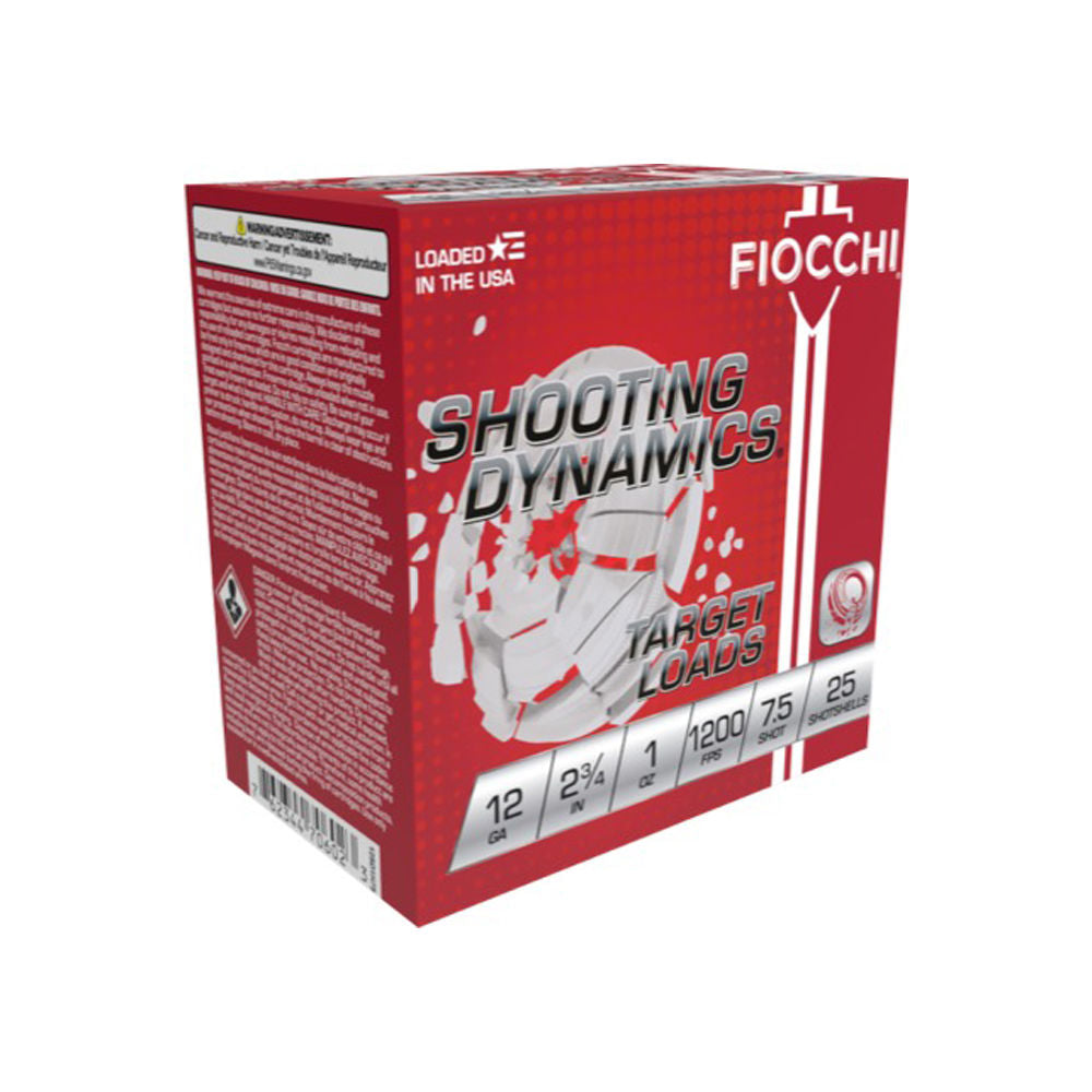 Fiocchi 12 Gauge Shooting Dynamics #9 1 oz 2.75 in 25/Box