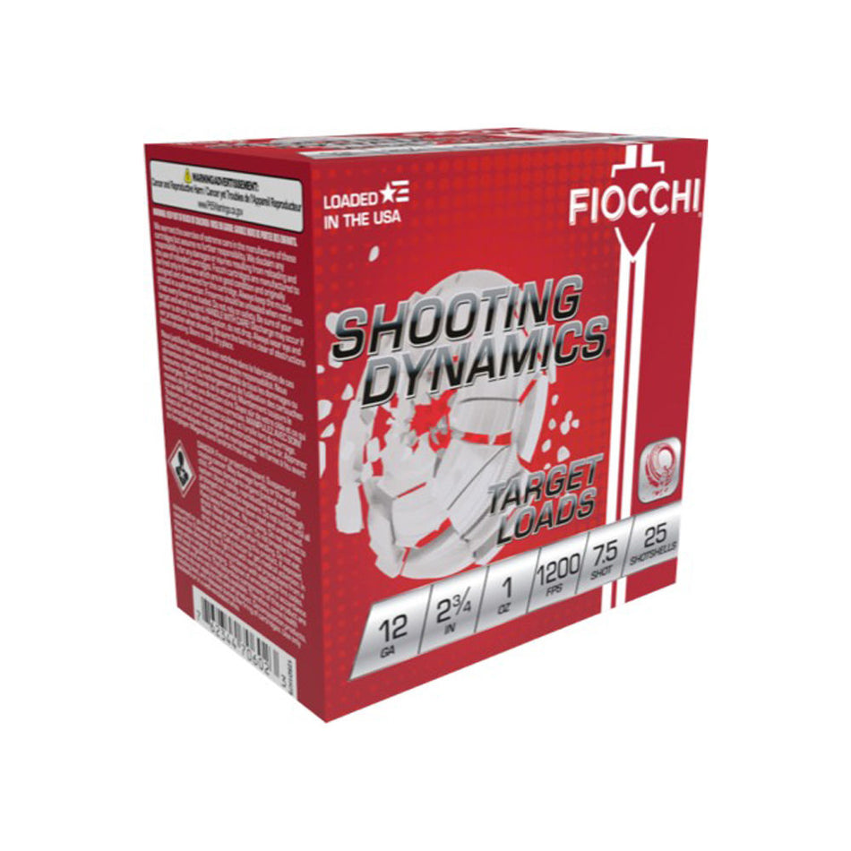 Fiocchi 12 Gauge Shooting Dynamics #9 1 oz 2.75 in 25/Box