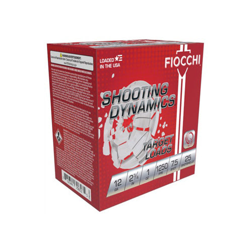 Fiocchi 12 Gauge Shooting Dynamics #7.5 1 oz 2.75 in 25/Box [Item 5451]