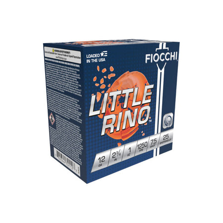 Fiocchi 12 Gauge Exacta Target Little Rino Target Handicap Load #7.5 1 oz 2.75 in 25/Box [Item 5625]