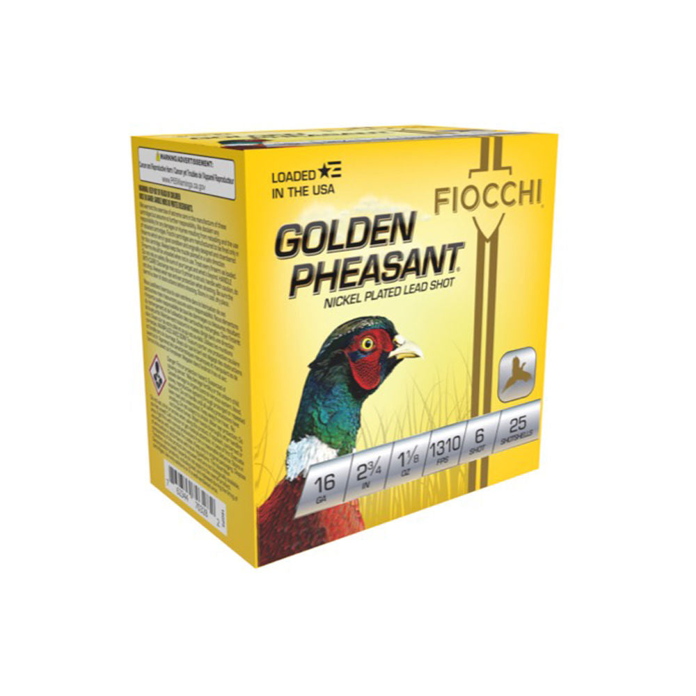 Fiocchi 16 Gauge Golden Pheasant Extrema #6 1-1/8 oz 2.75 in 25/Box