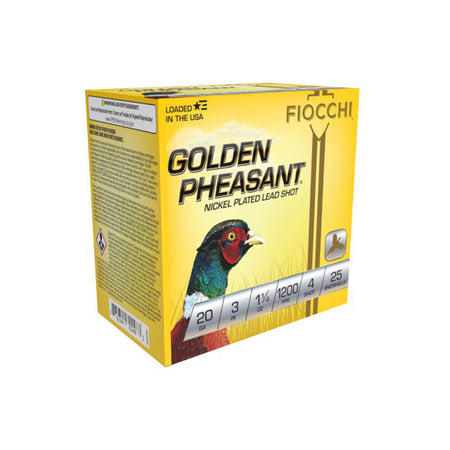 Fiocchi 20 Gauge Golden Pheasant Extrema #4 1-1/4 oz 2.75 in 25/Box