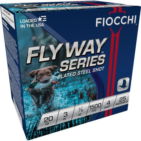 Fiocchi 20 Gauge Flyway #4 7/8 oz 3 in 25/Box