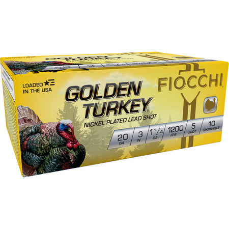 Fiocchi 20 Gauge Golden Turkey Hunting #5 1-1/4 oz 3 in 10/Box