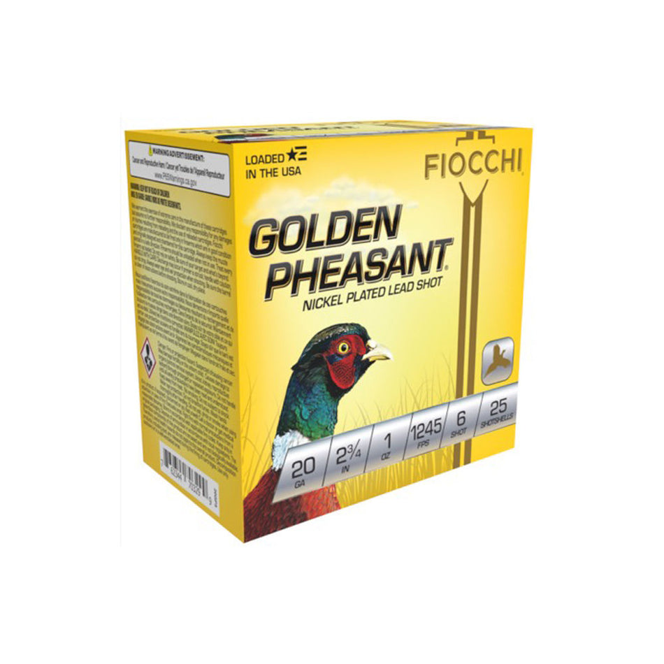 Fiocchi 20 Gauge Golden Pheasant Extrema #6 1 oz 2.75 in 25/Box