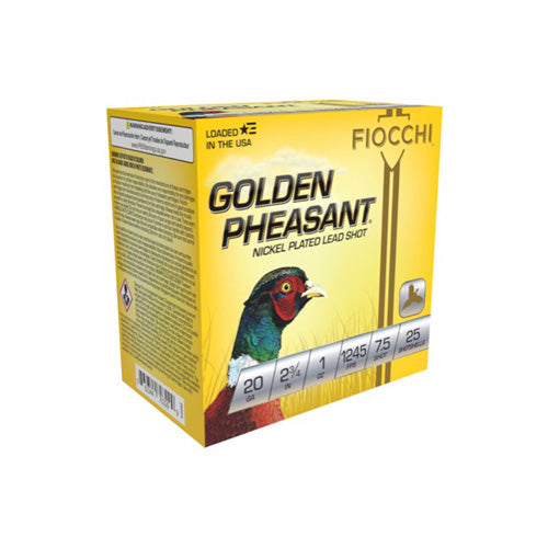 Fiocchi 20 Gauge Golden Pheasant Extrema #7.5 1 oz 2.75 in 25/Box