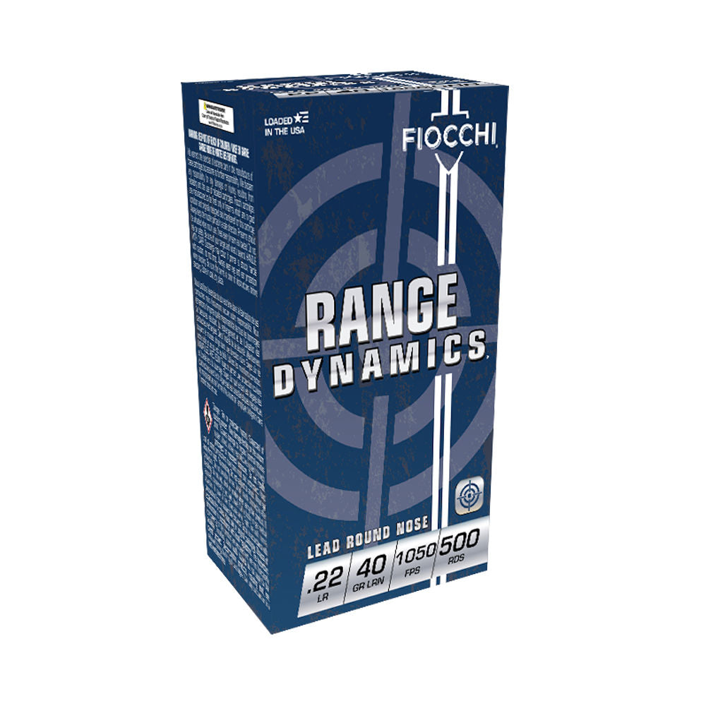 Fiocchi .22 Long Rifle Exacta Super Match Round Nose 40 Grain 50/Box [Item 7027]