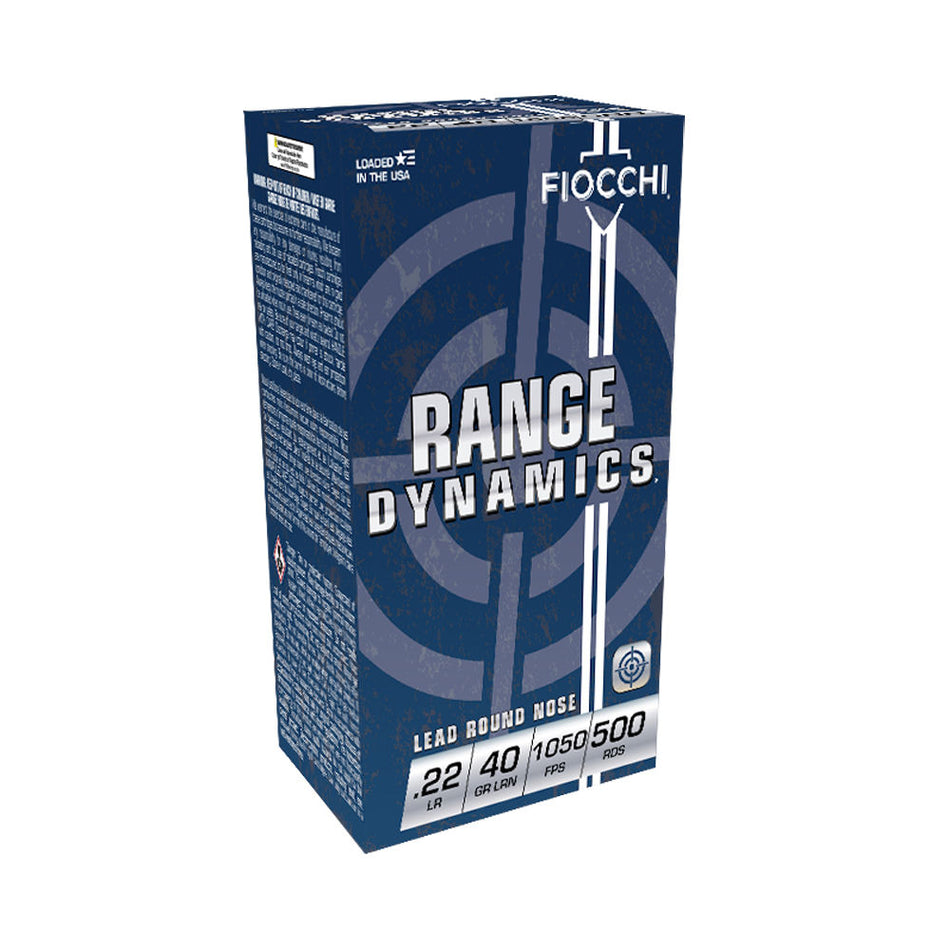 Fiocchi .22 Long Rifle Exacta Super Match Round Nose 40 Grain 50/Box [Item 7027]
