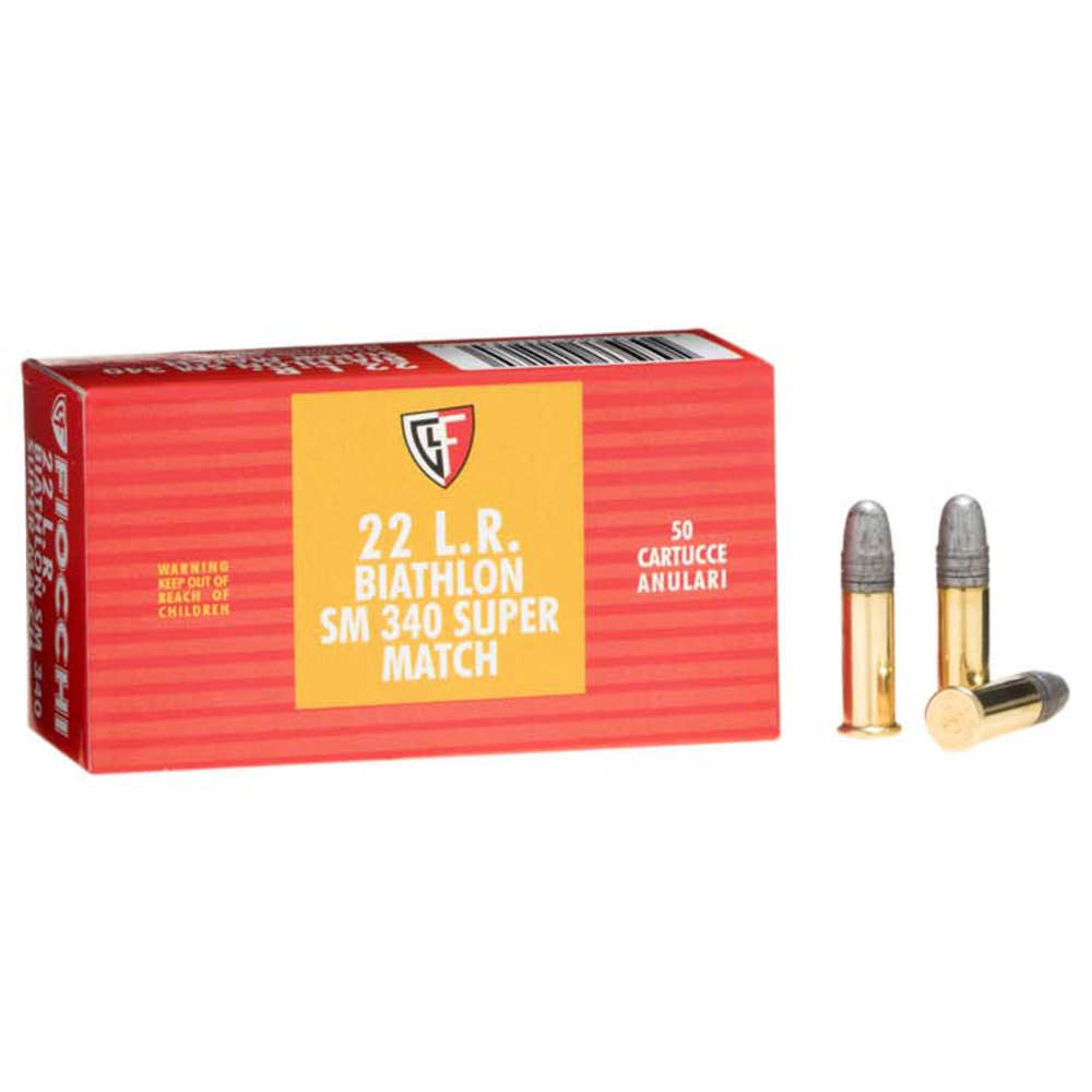 Fiocchi .22 Long Rifle Exacta Super Match Round Nose 40 Grain 50/Box [Item 6977]