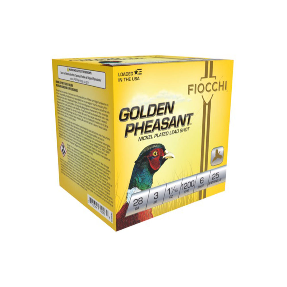 Fiocchi 28 Gauge Golden Pheasant Extrema #5 1-1/16 oz 3 in 25/Box