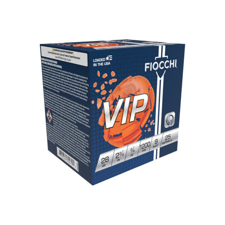 Fiocchi 28 Gauge Exacta Target VIP #9 3/4 oz 2.75 in 25/Box