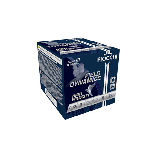 Fiocchi .410 Bore Field Dynamics High Velocity Upland Game Load #9 11/16 oz 3 in 25/Box