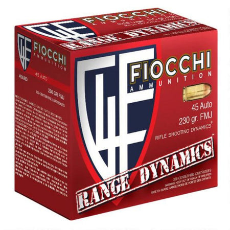 Fiocchi .45 ACP/Auto Range Dynamics Range Pack Full Metal Jacket 230 Grain 200/Box [Item 195]