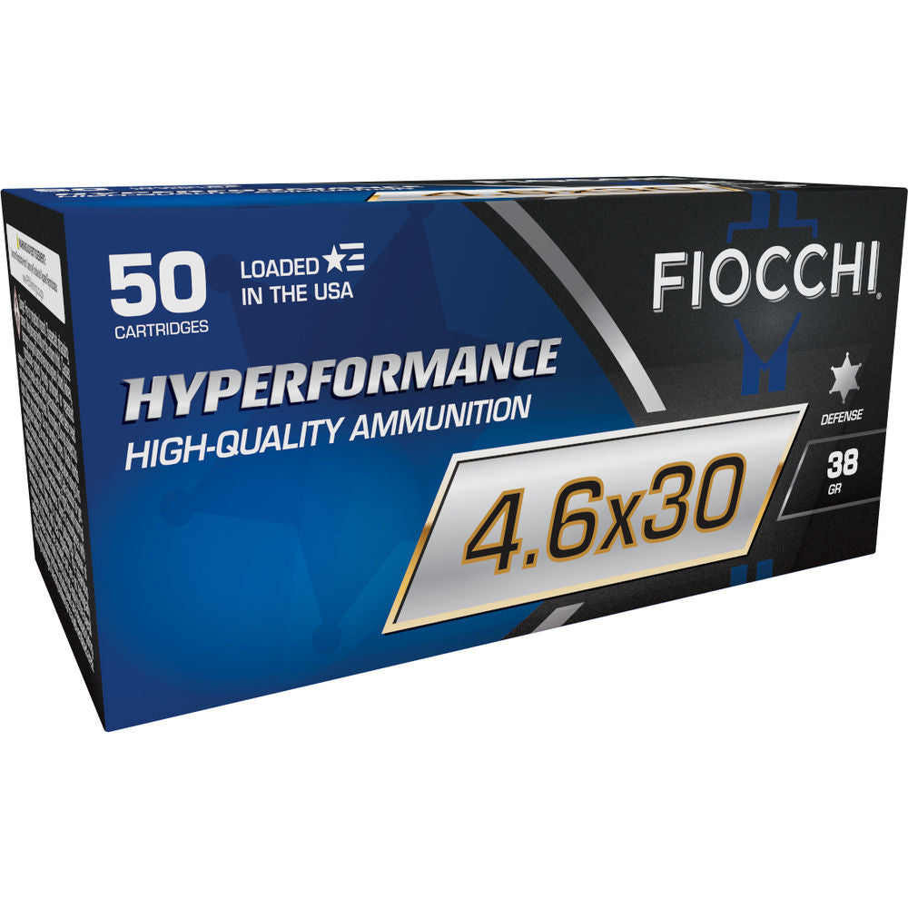 Fiocchi 4.6x30mm HK Hyperformance Tipped Hollow Point 38 Grain 50/Box