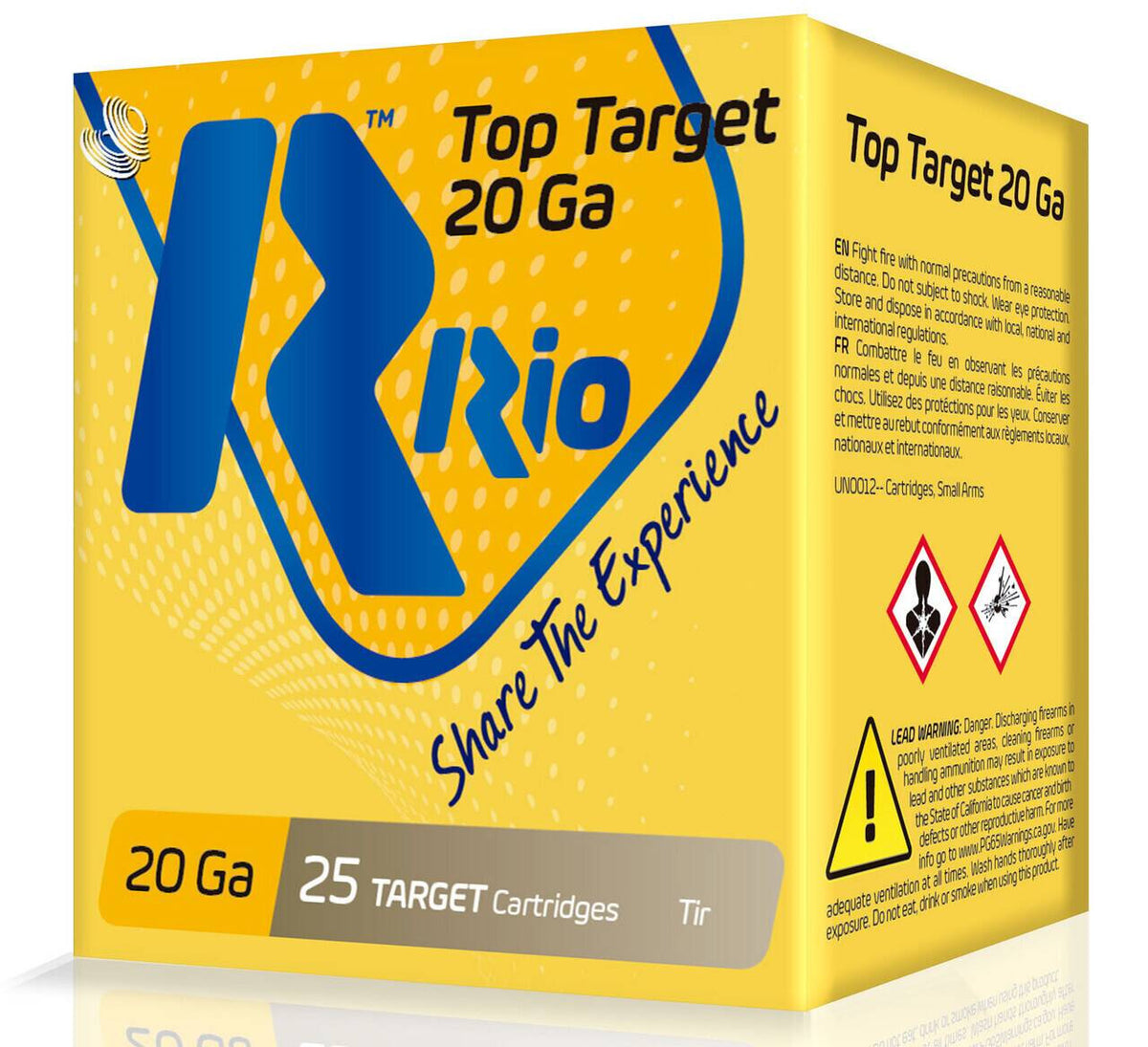 Rio Ammunition 20 Gauge Top Target #9 7/8 oz 2.75 in 25/Box