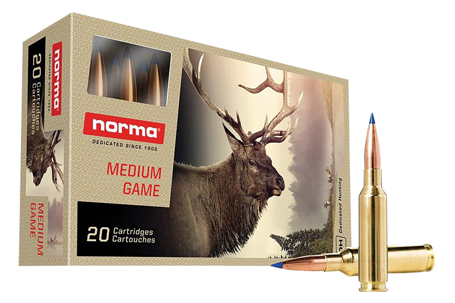 Norma 6.5mm Creedmoor Dedicated Hunting Bondstrike Bonded Polymer Tip 143 Grain 20/Box