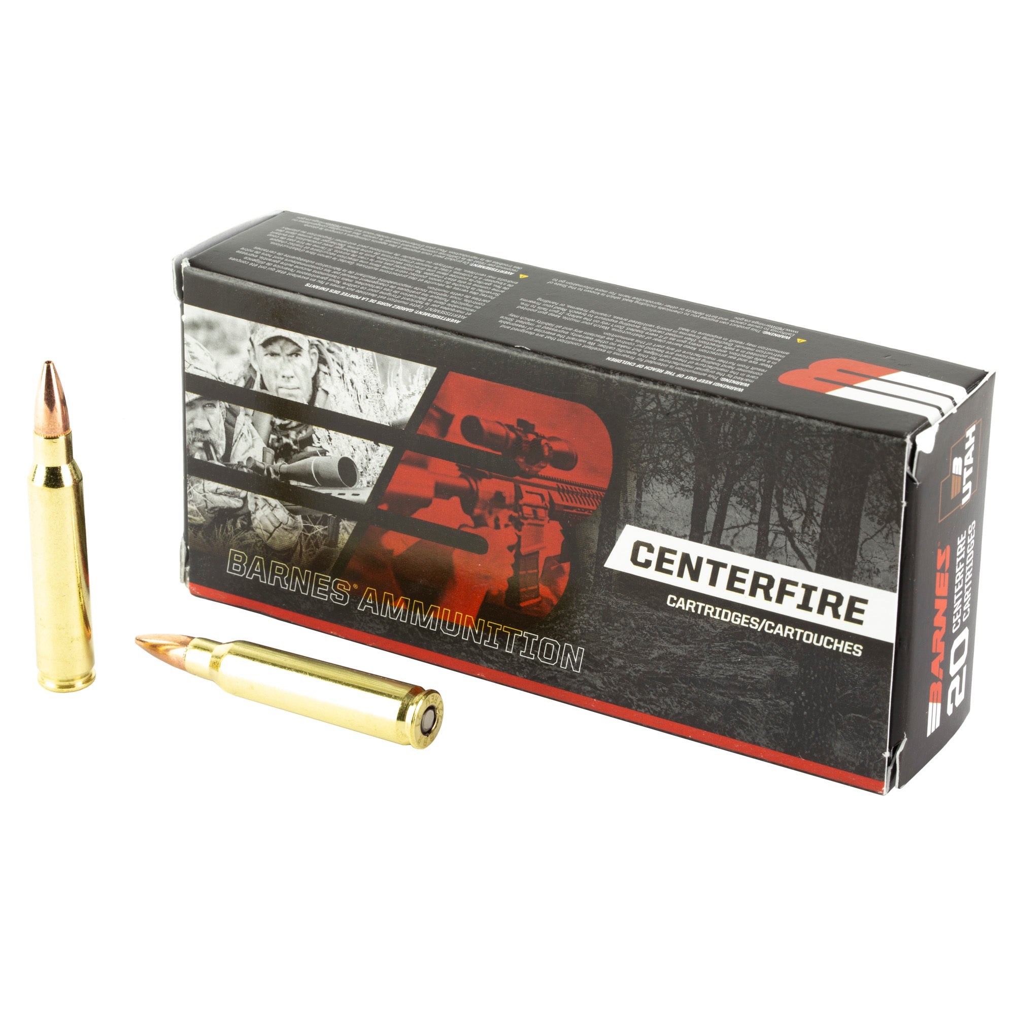 Barnes .223 Remington Centerfire Jacketed Hollow Point 55 Grain 20/Box