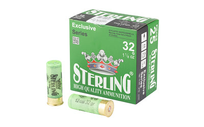 Sterling 12 Gauge Exclusive Series #6 1-1/8 oz 2.75 in 25/Box