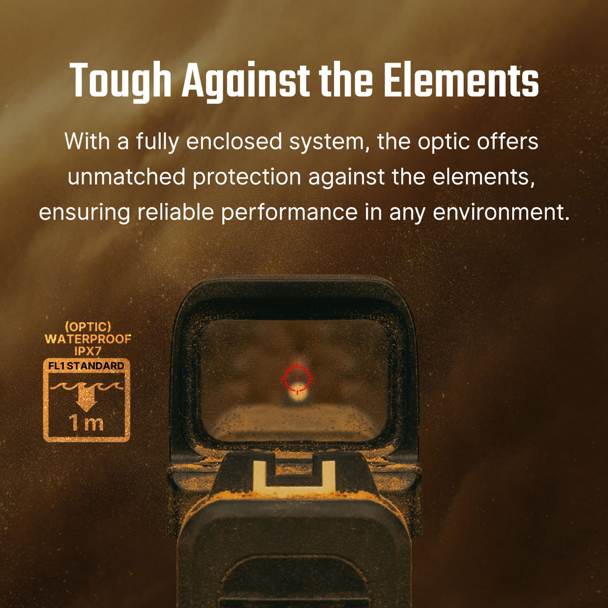 Osight SE, 2 MOA Dot + 32 MOA Circle Red Dot Sight, RMSc Pattern