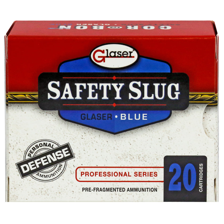 Glaser .380 ACP/Auto Blue Pre-Fragmented 70 Grain 20/Box