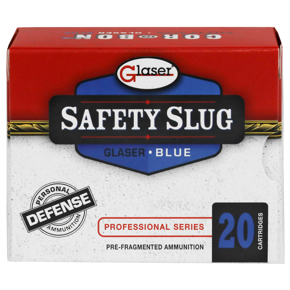 Glaser .357 Magnum Blue Pre-Fragmented 80 Grain 20/Box