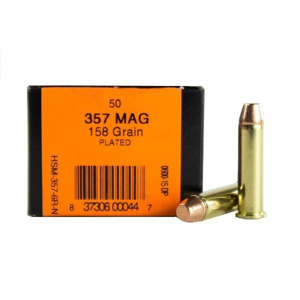 HSM .357 Magnum  Flat Point 158 Grain 50/Box