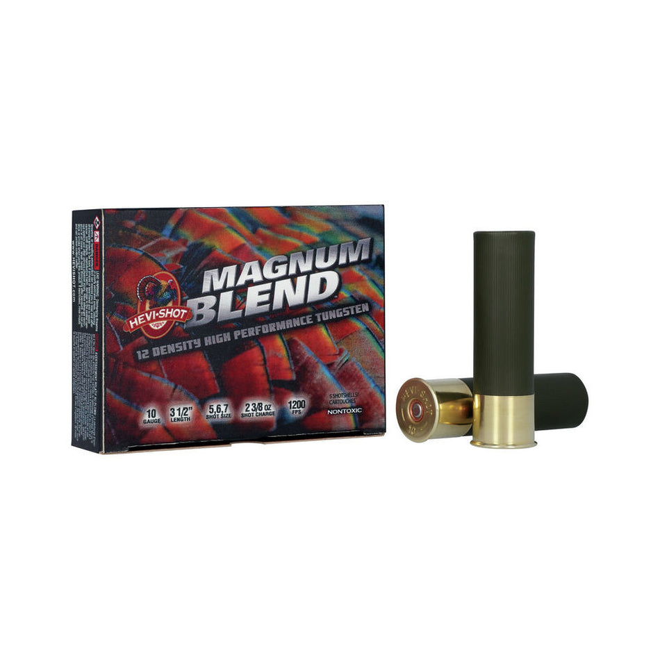 HEVI-Shot 10 Gauge Magnum Blend Turkey #5 / 6 / 7 2-3/8 oz 3.5 in 5/Box
